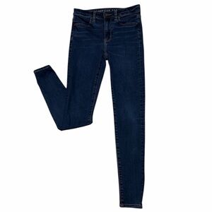 AMERICAN EAGLE Next Level Stretch Super High Rise Jegging Jeans Size 4 Long